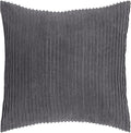 Better Trends Jullian Collection is Super Soft and Light Weight in Bold Stripes Design 100% Cotton Tufted Unique Luxurious Machine Washable Tumble Dry, Euro Sham, Gray