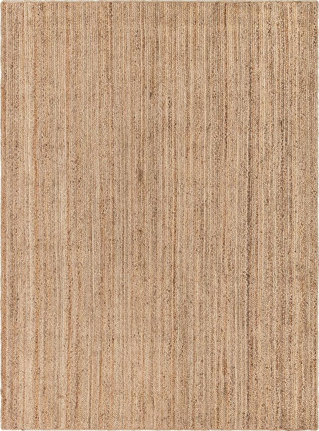 Unique Loom Braided Jute Collection Area Rug - Dhaka (8' x 11' Rectangle, Natural)