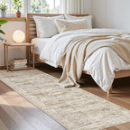 Runner Rug 2'x8' Washable Non-Slip Runner Rugs for Kitchen Bathroom Laundry Room Brown Vintage Floor Carpet Runners for Hallway Entryway