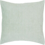 Better Trends Jullian Collection is Super Soft and Light Weight in Bold Stripes Design 100% Cotton Tufted Unique Luxurious Machine Washable Tumble Dry, Euro Sham, Sage