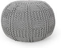 Christopher Knight Home Hortense Pouf, Gray