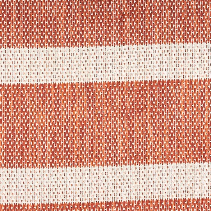 Nourison Home Positano Terracotta Ivory 5' x 7' Area Rug - Easy Clean, Non Shedding, Bed Room, Living Room, Dining Room, Kitchen (5' x 7')