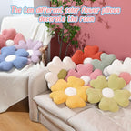 10 Pcs Cute Flower Pillow 15.75 Inch Flower Plush Throw Pillow Aesthetic Decorative Seating Cushion for Spring Back to School First Day of School Sofa Couch Bed Decor(Multi Colored,Multicolor)