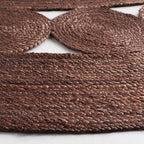 SAFAVIEH Area Rug 3' Round - Natural Fiber Collection - Brown, Handmade Jute, Boho Farmhouse Braided Design (NF364T)