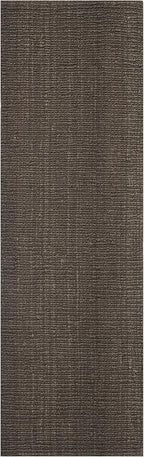 SAFAVIEH Natural Fiber Collection Runner Rug - 2'6" x 10', Brown, Handmade Jute, Farmhouse Style, Chunky Textured Thick Pile (NF447D)