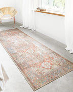Loloi Loren Collection LQ-15 Terracotta/Sky 2'-3" x 3'-9" Accent Rug