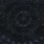 Better Trends Rio Collection is Super Soft and Light Weight in Floral Design 100% Cotton Tufted Unique Luxurious Machine Washable Tumble Dry, Standard Sham, Black