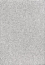 CAMILSON Easy Jute Rug 4x6, Indoor Outdoor Gray Color Farmhouse Area Rugs for Living Room Patio and Kitchen Rug, Solid Boho Woven Design, Easy-Cleaning, Washable Outside Carpet Alfombras (4 x 6)