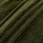 Chenille Throw Blanket for Couch with Tassels,60"X80" Soft Cozy Lightweight Knitted Boho Decorative Blankets for Bed and Sofa,Olive Green