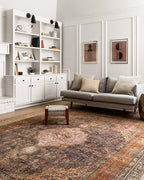 Loloi Loren Collection LQ-02 Plum/Multi 8'-4" x 11'-6" Area Rug