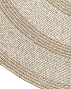DEXI Jute Area Rug Natural Fiber 6x9 Oval, Woven Braided Durable Farmhouse Design Rugs for Living Room, Bedroom Dinning Room Office Outdoor Patio, Beige