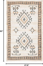SAFAVIEH Kilim Collection Accent Rug - 2'3" x 5', Ivory & Black, Handmade Flat Weave Jute, Ideal for High Traffic Areas in Entryway, Living Room, Bedroom (KLM762A)