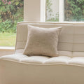 Home Brilliant Linen Euro Sham Pillow Cover 24x24 Euro Pillow for Bed Couch Sofa Beige Farmhouse Pillow Cover Patio Furniture, 1 pc, 24 x 24, Burlap