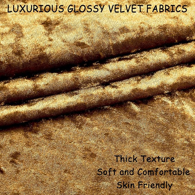 2 Pack 16x16 Pillow Cover Velvet Pillow Covers, Square Throw Pillow Covers for Living Room Decorations Throw Pillow Case, Throw Pillow Cover Cushion Cover for Home Sofa Bedroom Car, Dark Gold