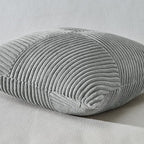 Topfinel Decorative LightGrey Throw Pillow Covers 26x26 Inch Soft Corduroy Modern Farmhouse Grey Pillow Covers for Living Room Couch Sofa Bed Set of 2 65x65 cm