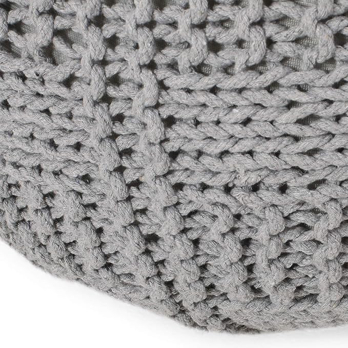 Christopher Knight Home Hortense Pouf, Gray