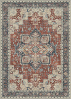 GENIMO Area Rug 2x3 Doormat, Machine Washable Low Pile Rugs, Small Retro Chenille Entryway Mat for Entrance, Hallway, Kitchen and Corridor, Bordeaux