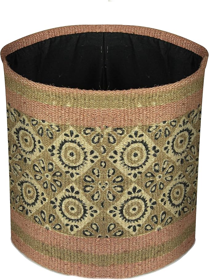 Planter Basket Modern Woven Basket for 10" Floor Indoor Planters, 12” x 12” Storage Organizer Basket Rustic Home Decor, Boho Chic Storage Earth-Friendly Cotton ECO-Twist Planter ( Style M15)