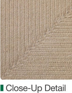 LUMI 6x9 Jute Area Rug for Living Room, Natural Handwoven Rugs Non Slip, Farmhouse Braided Carpets No Shedding for High Traffic, Dining Room, Indoor, Outdoor, Patio