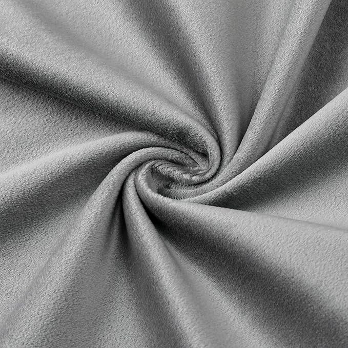 NiNi ALL Decorative Throw Pillow Covers Pack of 2, Velvet Throw Pillow Cases for Couch Pillows Cover Bedroom Living Room Outdoor, Pillow Covers 12x20 Inch Grey