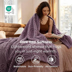 Bedsure GentleSoft Fleece King Size Blanket for Bed - Super Soft & Cozy, Fluffy Blankets for Women & Girls, Ideal for Sofa & Couch, Light Purple, 108x90 Inches