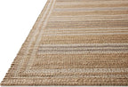 Loloi Chris Loves Julia Judy Collection JUD-03 Natural/Dove 7'-9" x 9'-9" Area Rug