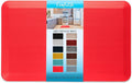 ComfiLife Anti Fatigue Floor Mat – 3/4 Inch Thick Kitchen Mats for Floor, Standing Desk Mat, Kitchen Rug – Comfort at Home, Office – Durable – Stain Resistant – Non-Slip (20" x 32", Scarlet Orange)