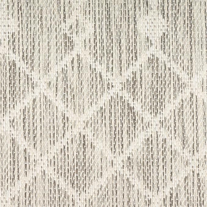 Nourison Home Positano Light Grey 9' x 12' Area Rug - Easy Clean, Non Shedding, Bed Room, Living Room, Dining Room, Kitchen (9' x 12')