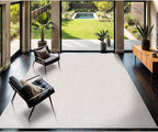CAMILSON Easy Jute Rug 5x7, Indoor Outdoor Off-White Color Fiber Area Rugs for Living Room Patio and Kitchen Rug Herringbone Seagrass Woven Design Easy-Cleaning Washable Outside Carpet Alfombras 5 x 7