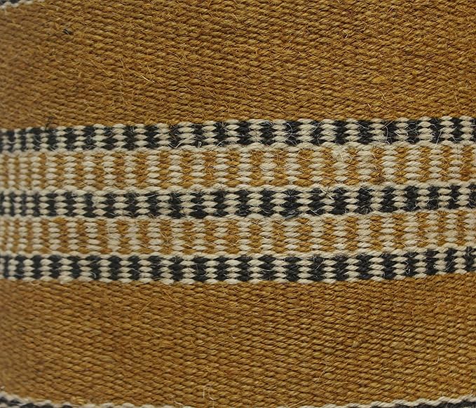Sturdy Jute Planter Basket Modern Woven Basket for 8" Floor Indoor Planters, 10” x 10” Storage Organizer Basket Home Decor, Boho Chic Storage Earth-Friendly Planter (10x10 Inches, Multi Strip)