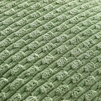 Set of 4 Sage Green Decorative Throw Pillow Covers 16x16 Inch Corduroy Pillow Covers for Bed Couch Sofa Living Room Soft Square Cushion Cases
