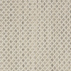 Nourison Home Courtyard Ivory Silver 2' x 6' Area Rug - Easy Clean, Non Shedding, Bed Room, Living Room, Dining Room, Kitchen (6' Runner)