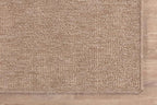 CAMILSON Easy Jute Rug 10x14, Indoor Outdoor Natural Color Fiber Area Rugs for Living Room Patio and Kitchen Rug, Solid Boho Woven Design, Easy-Cleaning, Washable Outside Carpet Alfombras (10 x 14)