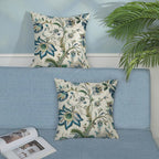 Blue Green Pillow Covers 20x20 Set of 2 Sage Green Chinoiserie Floral Throw Pillows Boho Vintage Flowers Decorative Pillowcase Outdoor Chinoiserie Decor Farmhouse Cushion Case for Couch Sofa