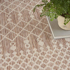 Nourison Home Positano Beige 9' x 12' Area Rug - Easy Clean, Non Shedding, Bed Room, Living Room, Dining Room, Kitchen (9' x 12')
