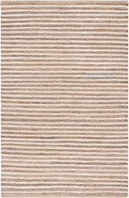 SAFAVIEH Cape Cod Collection Area Rug - 6' x 9', Natural & Green, Handmade, Braided Design, Ideal for The Living Room, Bedroom, Dining Room (CAP151Y-6)