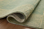 Loloi Chris Loves Julia Francis Collection FRA-02 Green/Natural 2'-6" x 9'-9" Runner Rug