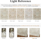 10x12 Beige Area Rug Vintage Living Room Bedroom Washable Carpet Non-Slip Soft Low Pile Distressed Indoor Large Throw Rug for Dining Room Office
