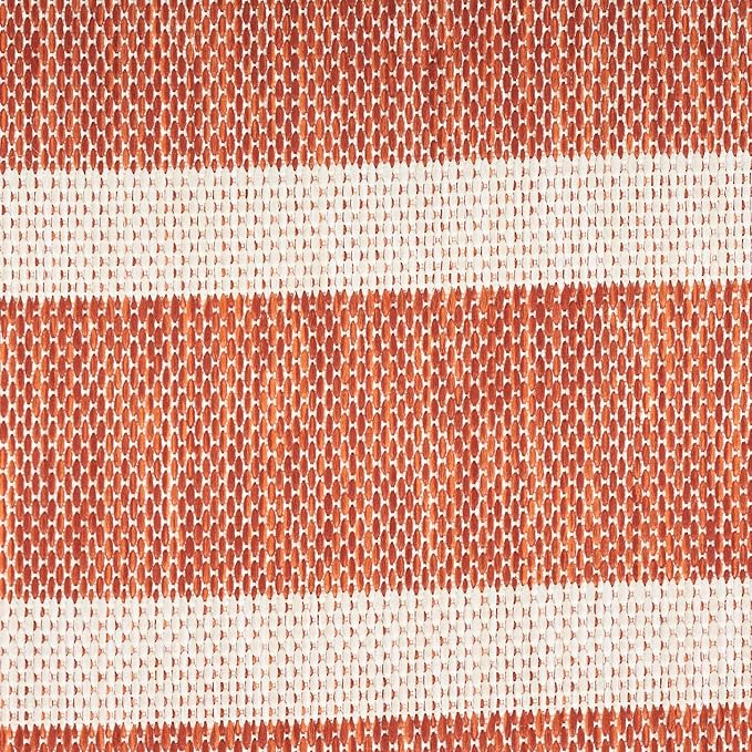 Nourison Home Positano Terracotta Ivory 9' x 12' Area Rug - Easy Clean, Non Shedding, Bed Room, Living Room, Dining Room, Kitchen (9' x 12')