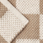 · REDEARTH · Jute Cotton Area Rug - 2'x6' Rectangular Rug, Sustainable Handwoven, Non-Shedding, Soft & Durable – Reversible, Neutral Tones for Home Décor in Living Room, Dining Room, Bedroom, Set of 2