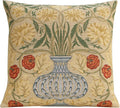 Charlotte Home Furnishings Throw Pillow Covers Decorative Boho Pillow Covers for Couch Living Room Yellow Rose Square Cushion Cases 18x18 in European Cotton Jacquard Woven for Cozy Bedroom Decor