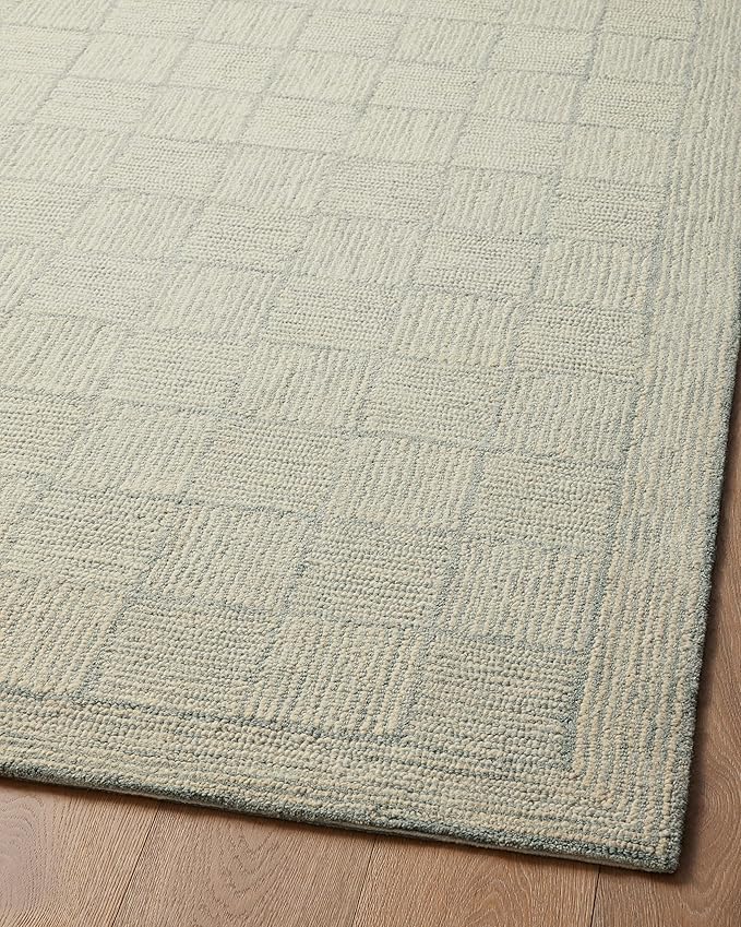 Loloi Chris Loves Julia Francis Collection FRA-03 Silver/Sky 2'-6" x 7'-6" Runner Rug