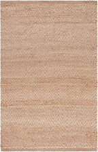 SAFAVIEH Natural Fiber Collection Accent Rug - 4' x 6', Natural, Handmade Farmhouse Fringe Jute, Ideal for High Traffic Areas in Entryway, Living Room, Bedroom (NF731A)