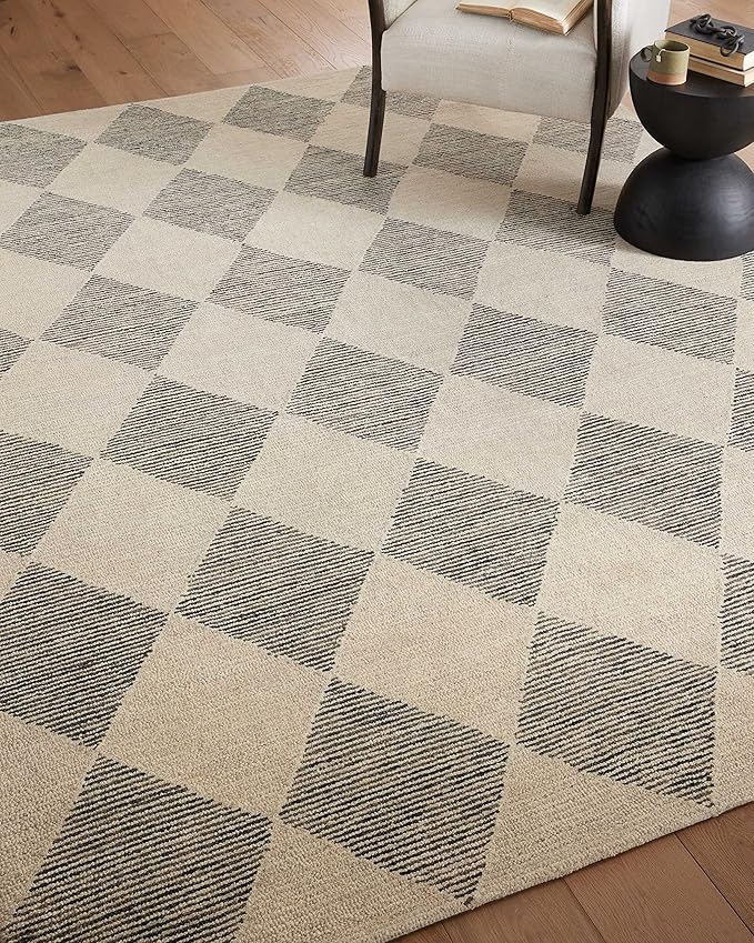 Loloi Chris Loves Julia Francis Collection FRA-01 Beige/Charcoal 11'-6" x 15' Area Rug