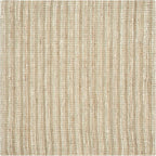 SAFAVIEH Area Rug 8' Square - Natural Fiber Collection - Sage & Natural Brown, Handmade Jute, Farmhouse Style, Chunky Textured Thick Pile (NF447S)