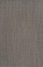 Martha Stewart x SAFAVIEH Area Rug Collection - 5' x 8', Charcoal, Sisal & Jute, Farmhouse Style, Ideal for Living Room, Bedroom, Office, Dining Space (MSR9501F)