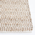 SAFAVIEH Cape Cod Collection Area Rug - 6' x 9', Natural, Handmade Flat Weave Jute, Ideal for High Traffic Areas in Living Room, Bedroom (CAP821I)