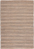 SAFAVIEH Area Rug 8x10 - Natural Fiber Collection - Large - Black & Natural, Handmade Jute & Cotton, Boho Farmhouse Rustic Design, Ideal for Living Room, Bedroom, Dining Space (NFB654Z)