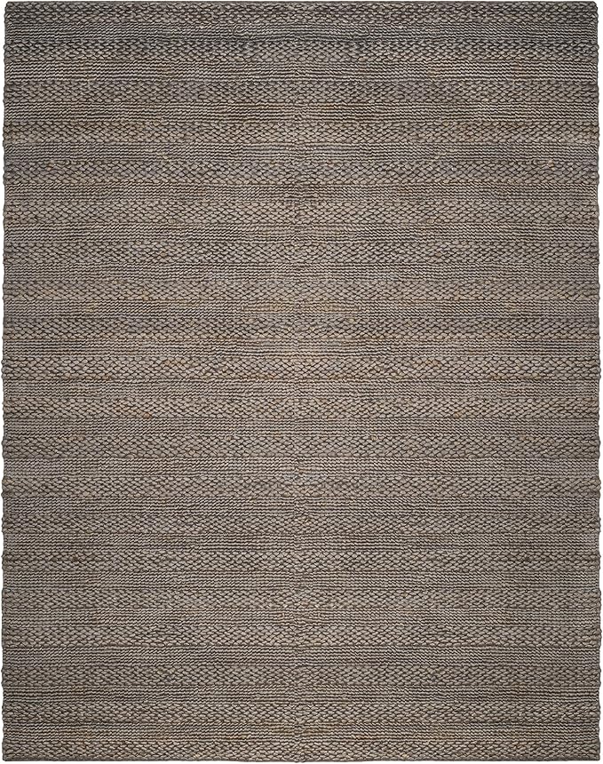 SAFAVIEH Area Rug 10x14 - Natural Fiber Collection - Large - Beige, Handmade Jute, Braided Woven Design, Ideal for Living Room, Bedroom (NF212B)