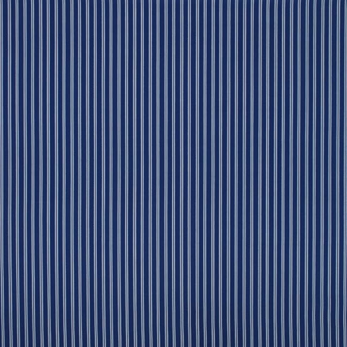 Pillow Perfect Stripe Indoor/Outdoor Accent Throw Pillow, Plush Fill, Weather, and Fade Resistant, Floor - 25" x 25", Blue/White Resprt Stripe, 1 Count